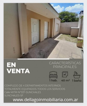 COMPLEJO DE 4 DEPARTAMENTO EN VENTA Y PROPIEDAD