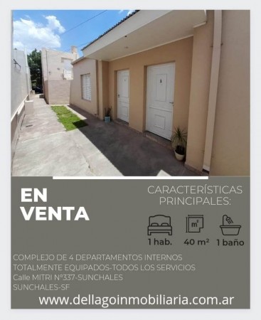 COMPLEJO DE 4 DEPARTAMENTO EN VENTA Y PROPIEDAD