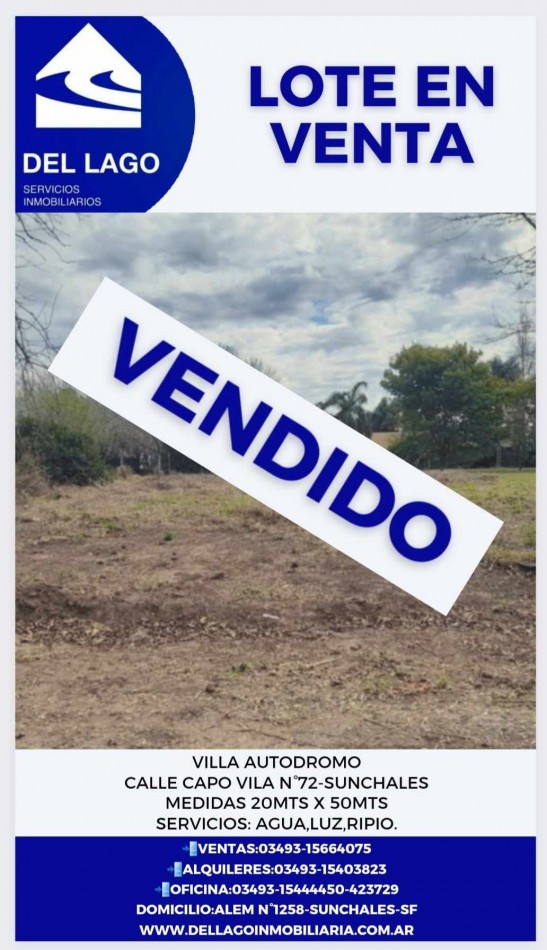 TERRENO EN VENTA