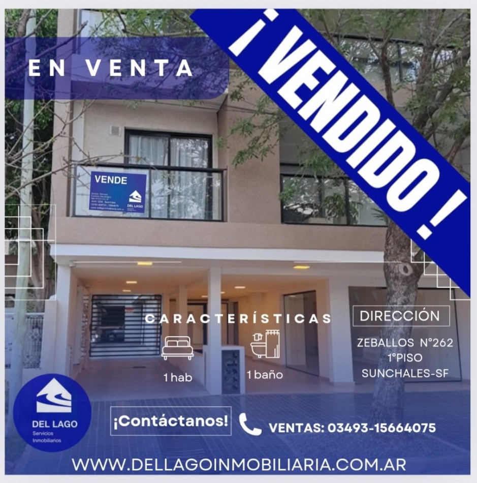 DEPARTAMENO EN VENTA