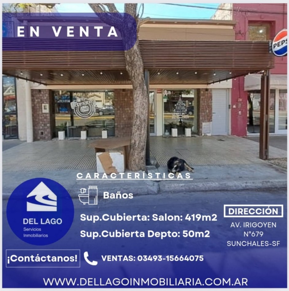 LOCAL CENTRICO EN VENTA + DEPARTAMENTO