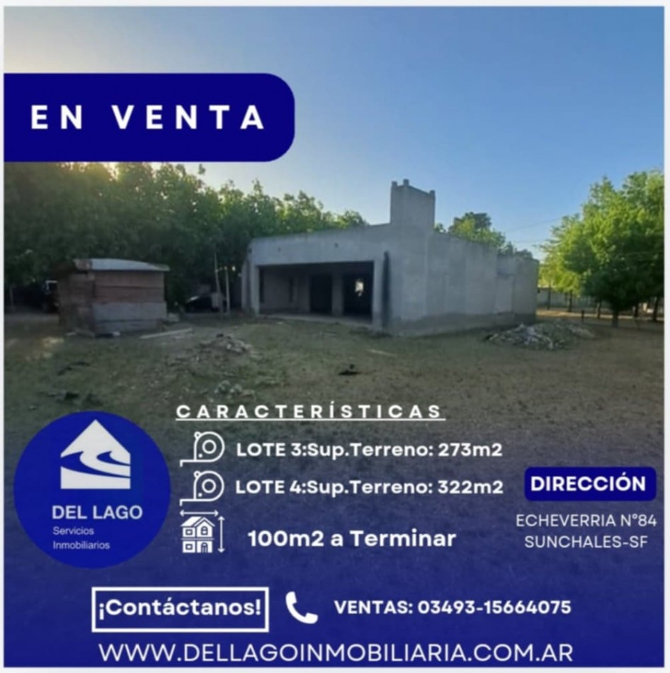 PROPIEDAD A TERMINAR EN VENTA