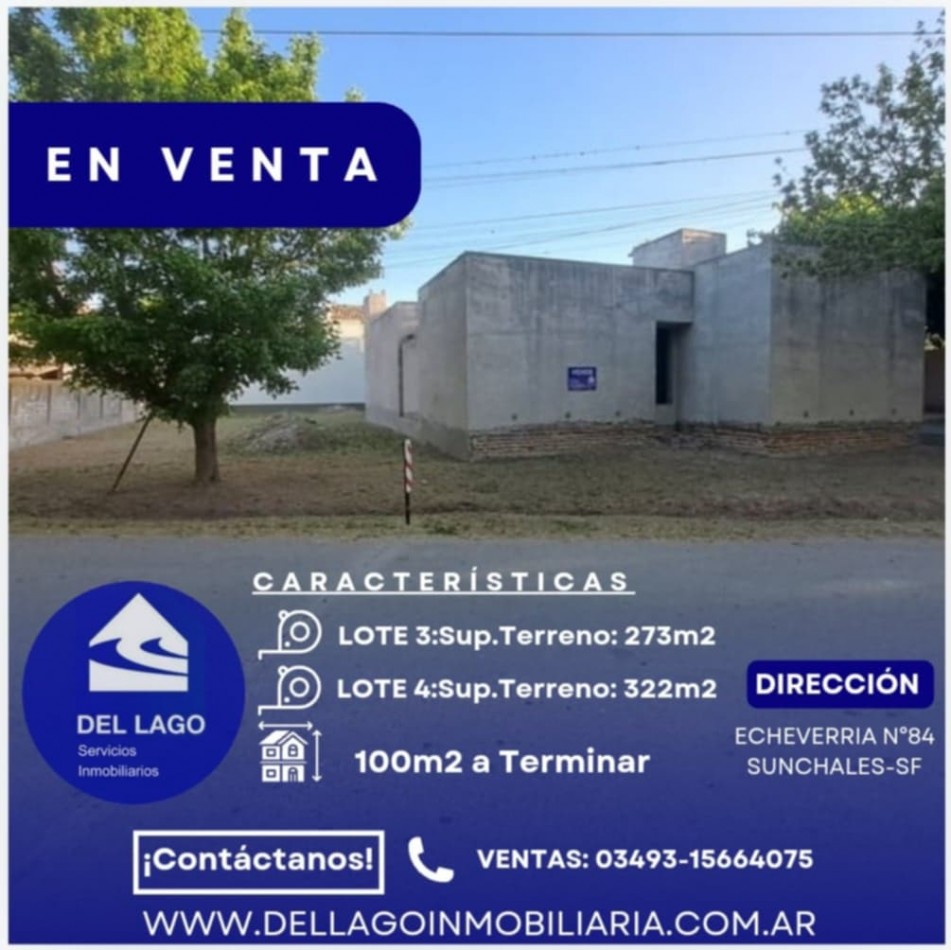 PROPIEDAD A TERMINAR EN VENTA