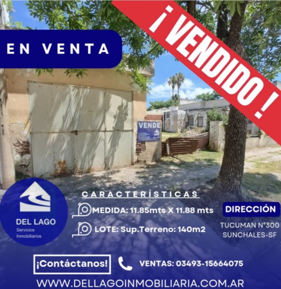 LOTE, CON CONTRUCCION DE GARAJE EN VENTA