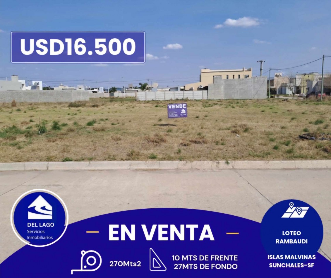 TERRENO EN VENTA