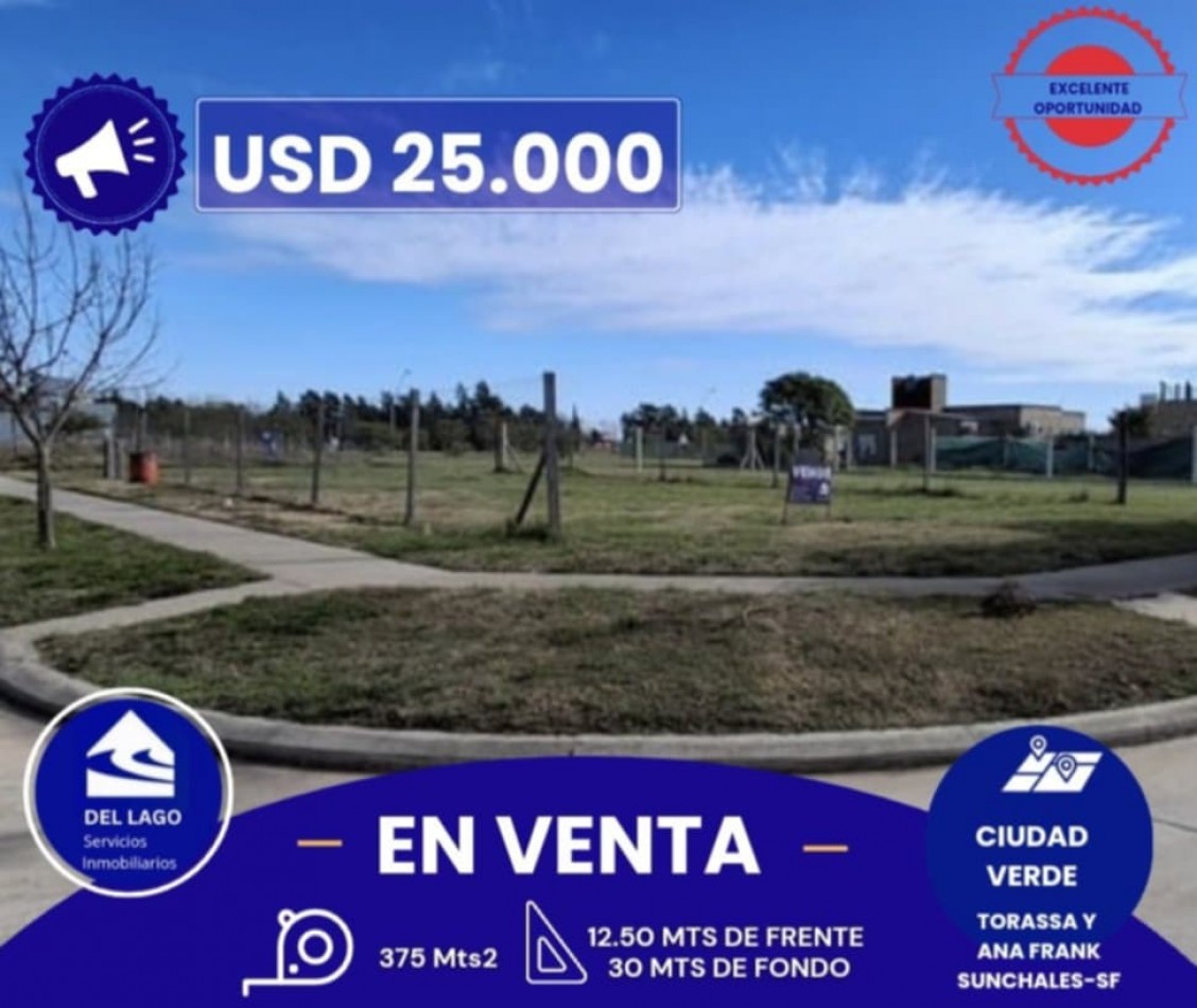 LOTE EN VENTA-CIUDAD VERDE
