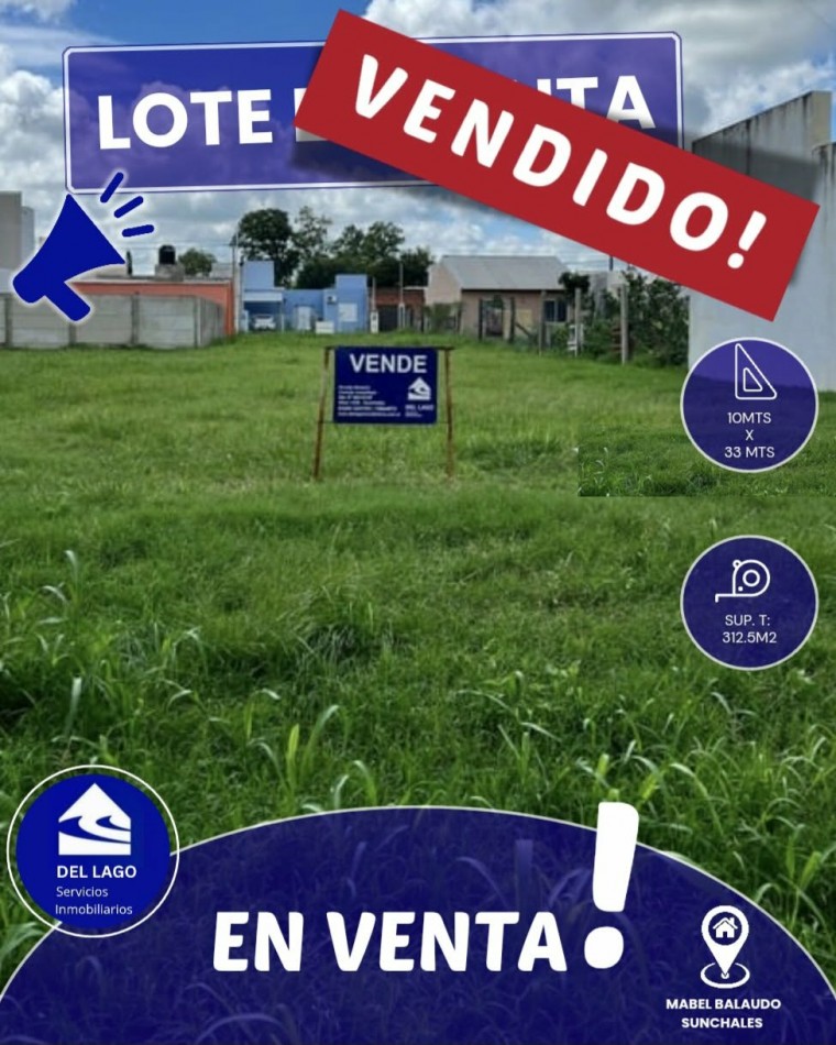 LOTE EN VENTA