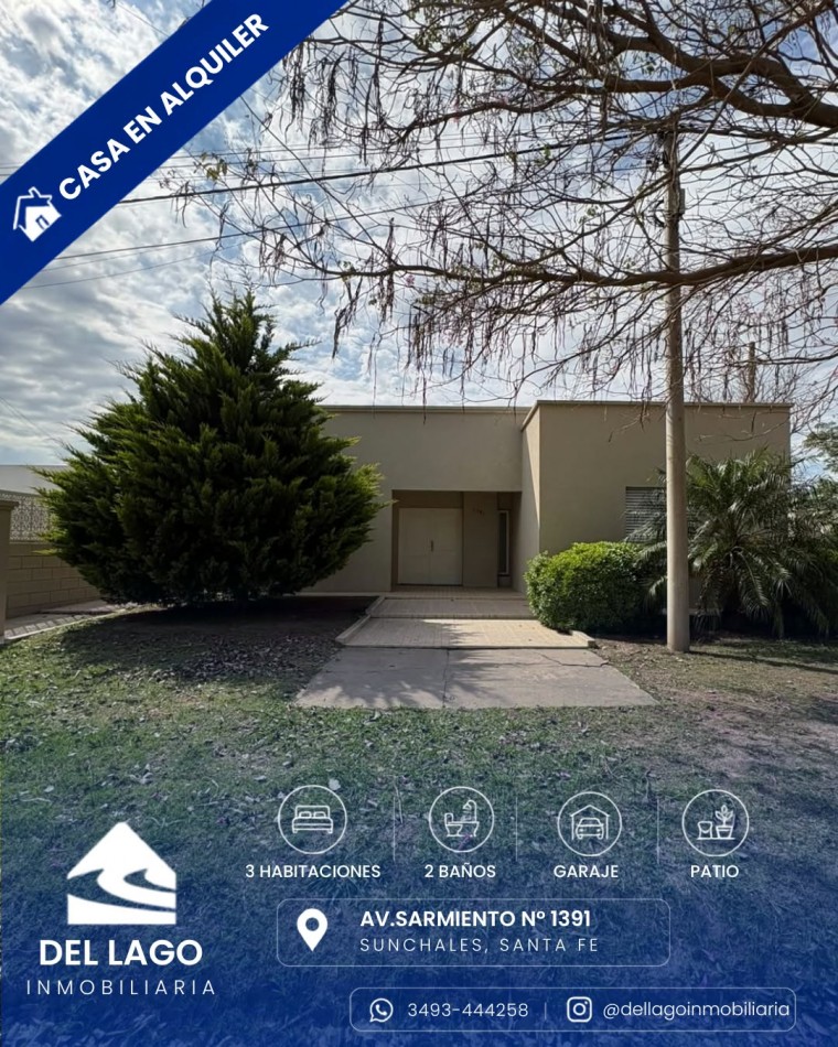 EXCELENTE CASA EN ALQUILER