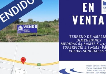 TERRENO DE AMPLIAS DIMESIONES EN VENTA