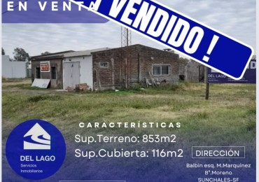 TERRENO EN VENTA CON EDIFICACION PRECARIA