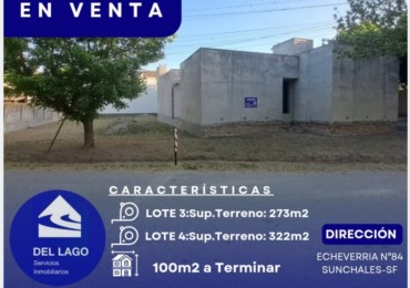 PROPIEDAD A TERMINAR EN VENTA