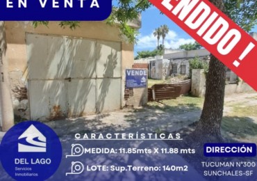 LOTE, CON CONTRUCCION DE GARAJE EN VENTA