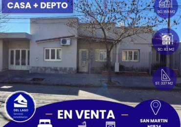 PROPIEDAD + DEPARTAMENTO CENTRICO EN VENTA