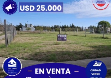 LOTE EN VENTA-CIUDAD VERDE